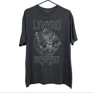 Lynard Skynard Eagle Guitar ‘73 Grey Graphic Tee Large